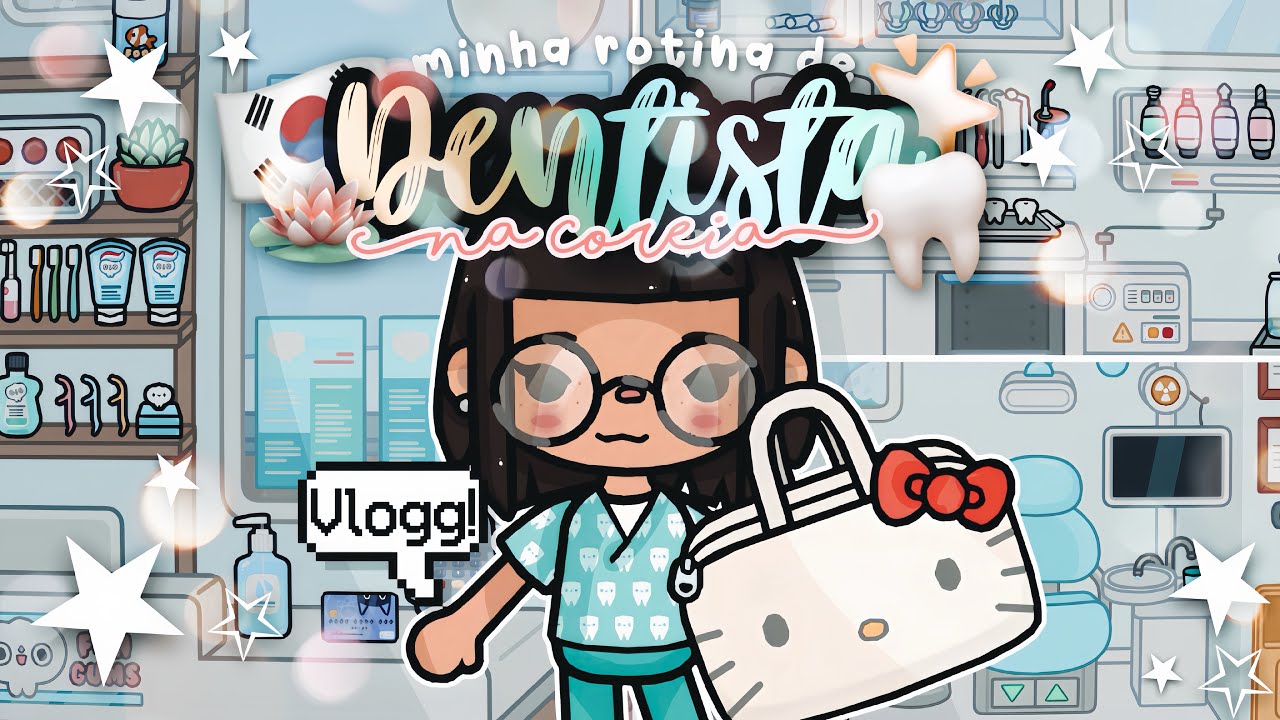 Minha Rotina sendo Dentista 🦷🇰🇷 * com voz 🎙* | Mary toca 🪷