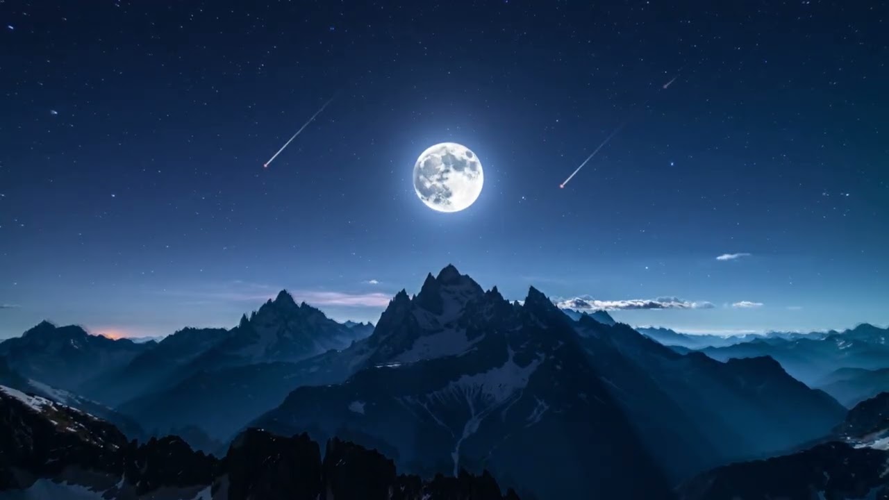 5 Hours of Chill Night Ambience | Deep Relaxing Music & Midnight Cityscape for Sleep and Study