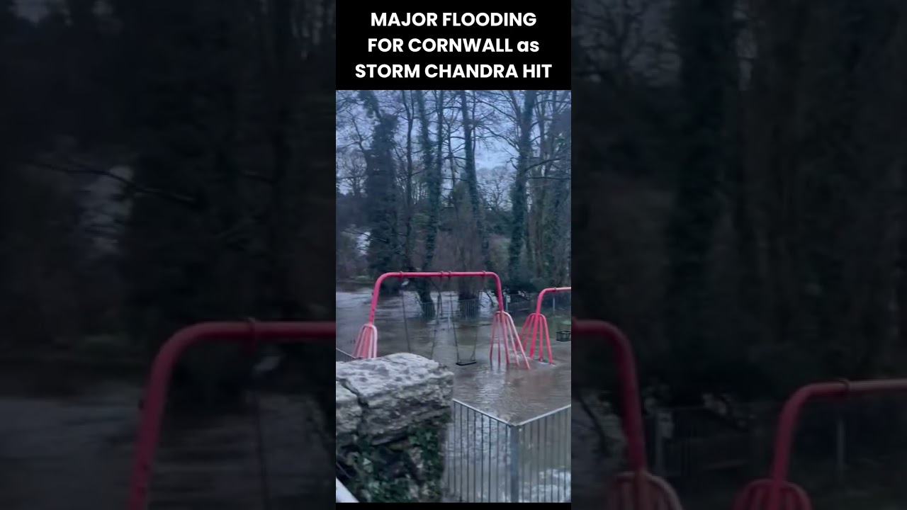 MAJOR FLOODING as STORM CHANDRA HIT CORNWALL