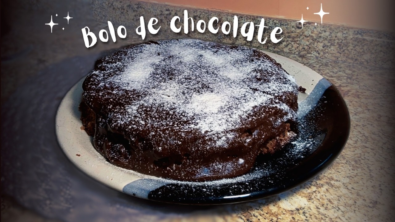  Bolo de chocolate molhadinho SEM ERRO | Cobertura sem leite condensado, Simples ✅️