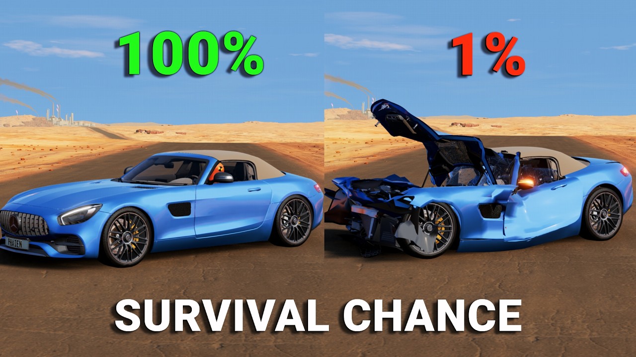 Realistic Survival Chance Crashes #11 | BeamNG.drive