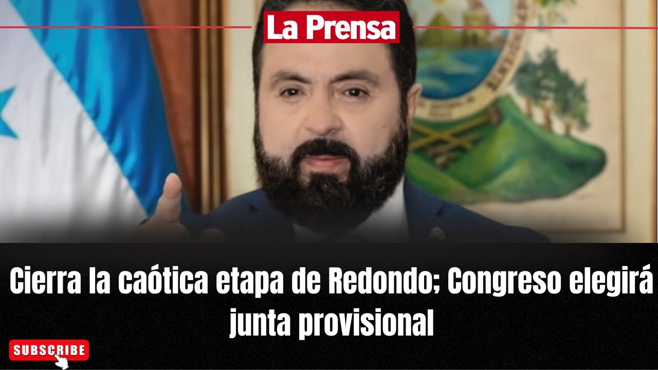 Cierra la caotica etapa de Redondo; Congreso