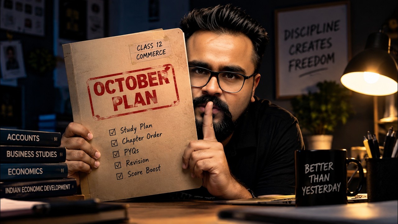 How to Make a Comeback from October? Class 12 Commerce Complete Strategy 2027