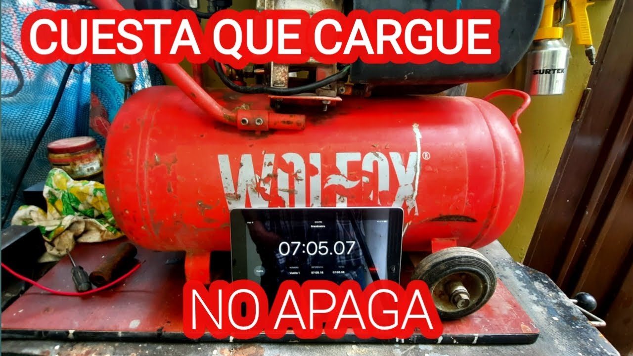 TU COMPRESOR NO APAGA Y SE TARDA MUCHO EN CARGAR ?