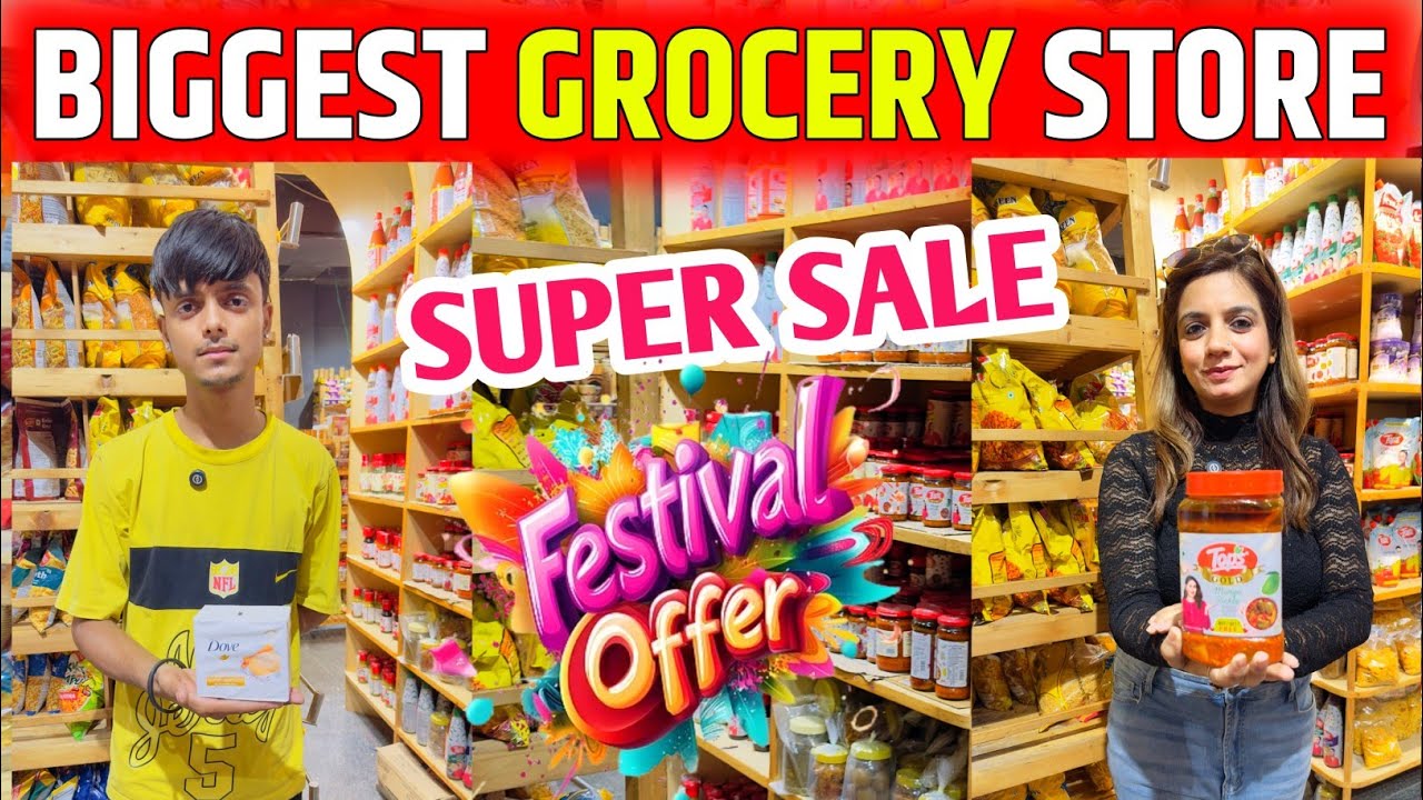 Biggest Grocery Store | Super Sale | Grocery Items | 90% Discount | Aggarwal Store 