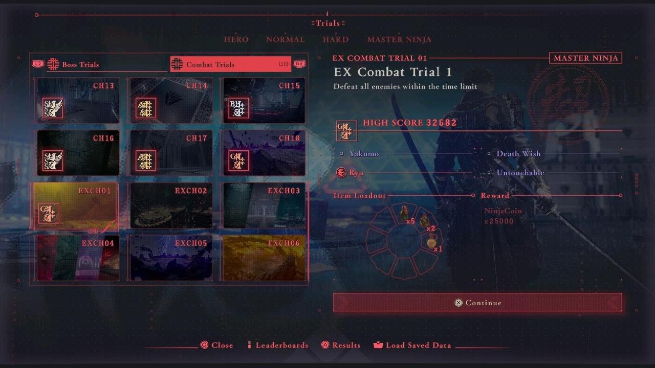 NINJA GAIDEN 4 DLC EX TRIAL 1