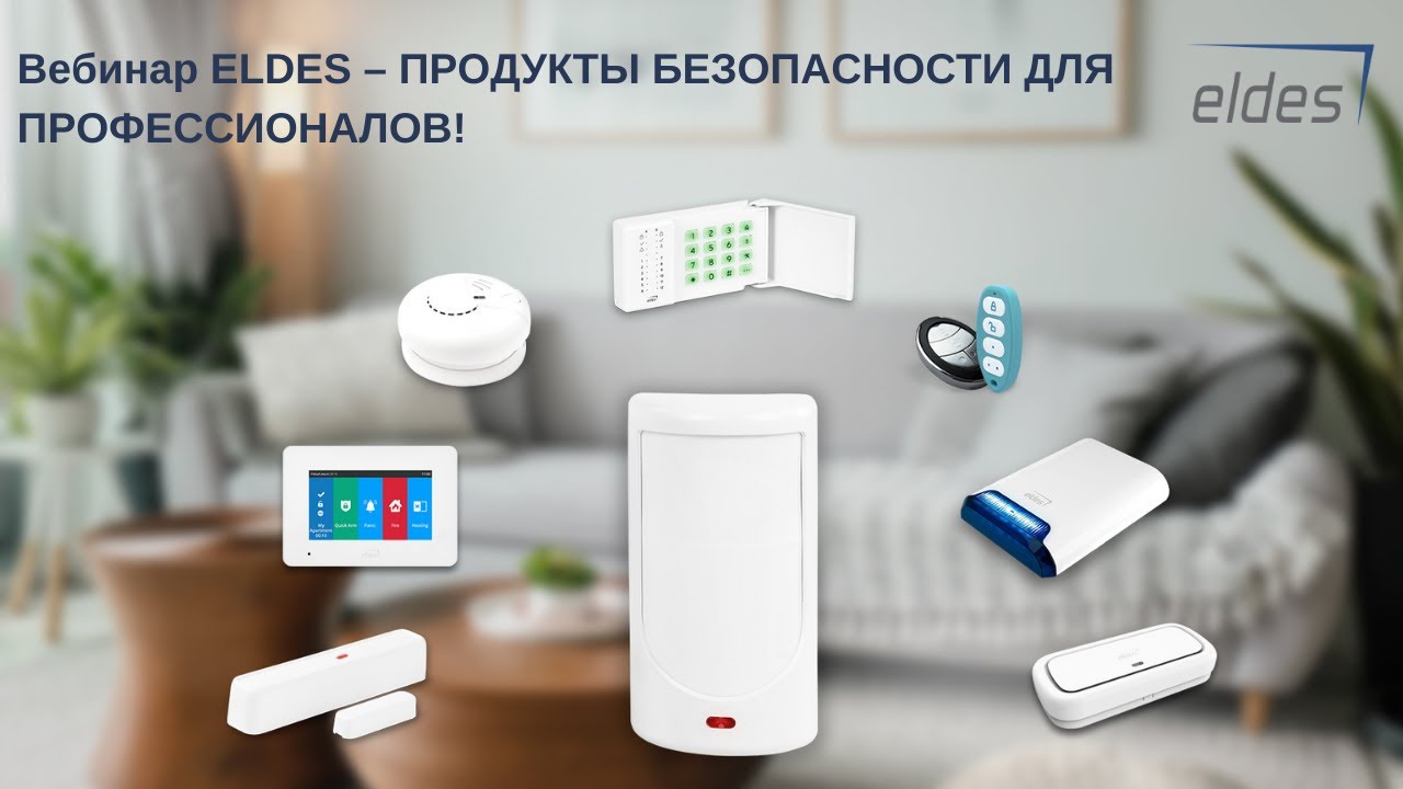 Вебинар ELDES – ПРОДУКТЫ БЕЗОПАСНОСТИ ДЛЯ ПРОФЕССИОНАЛОВ!