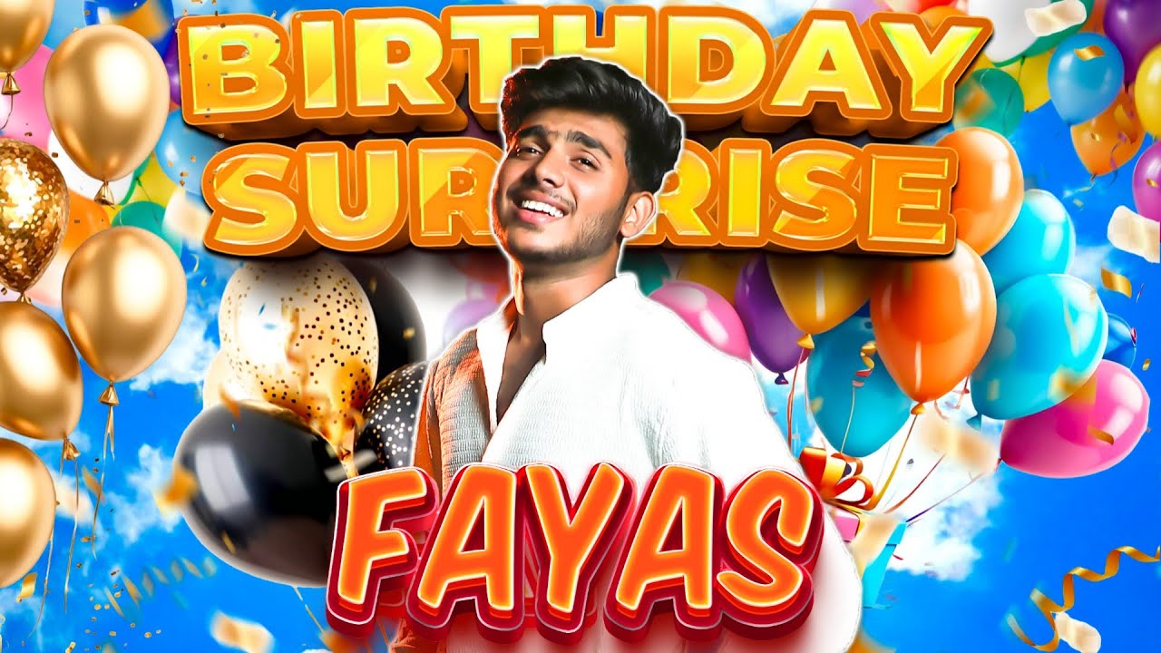 Fayas Got Surprised | Birthday Vlog | #nrfm #trending #comedy