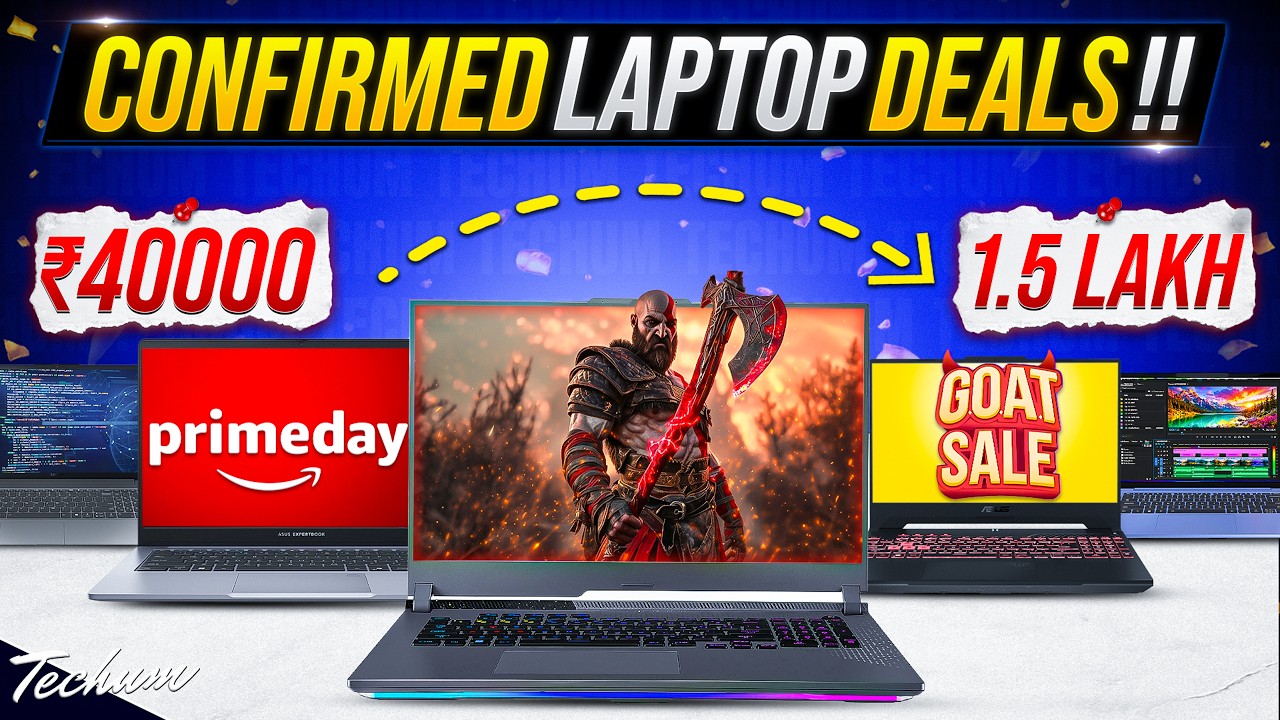 Deals Revealed💥Best Laptop Deals - Flipkart GOAT Sale & Amazon Prime Day Sale 2026 ‼️