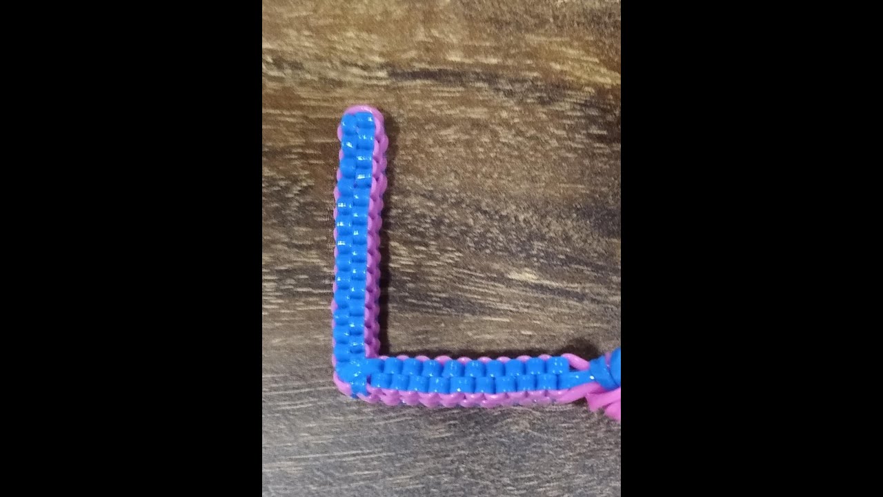 How to make letter L shape using scoobie