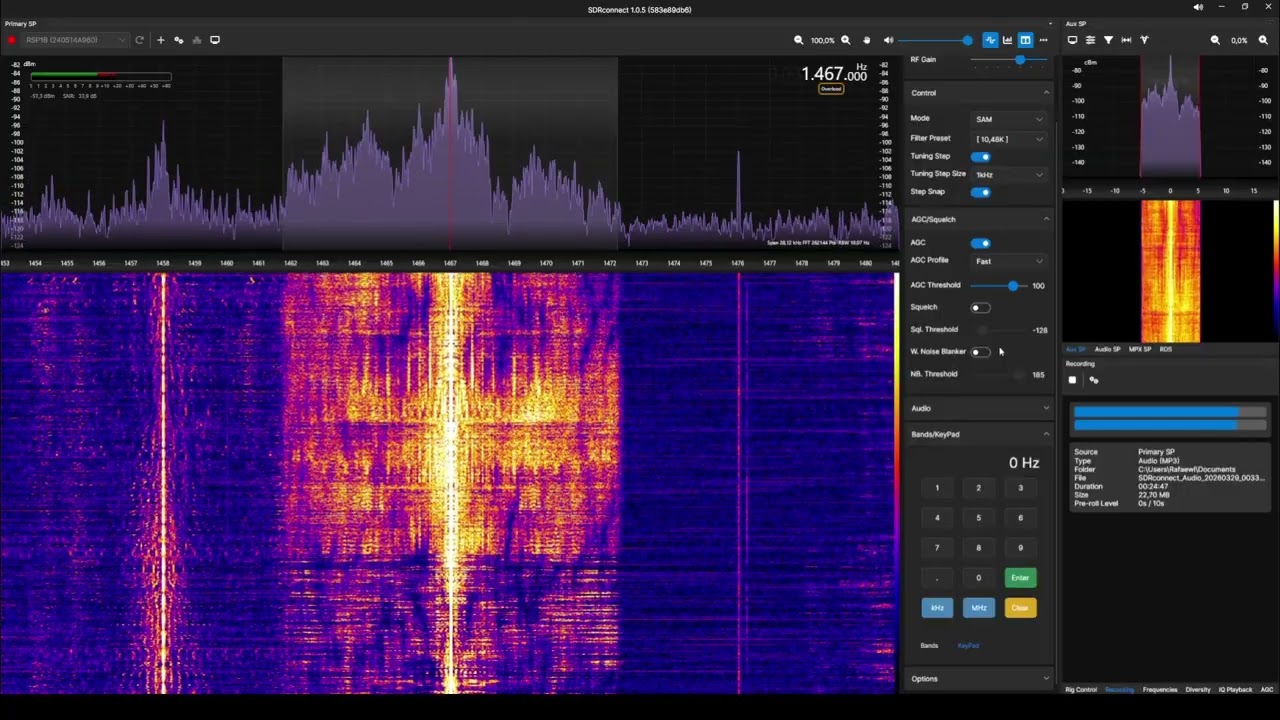 🏴󠁧󠁢󠁳󠁣󠁴󠁿 Radio Six / 1467 kHz - Mediumwave Reception (Sign-Out)