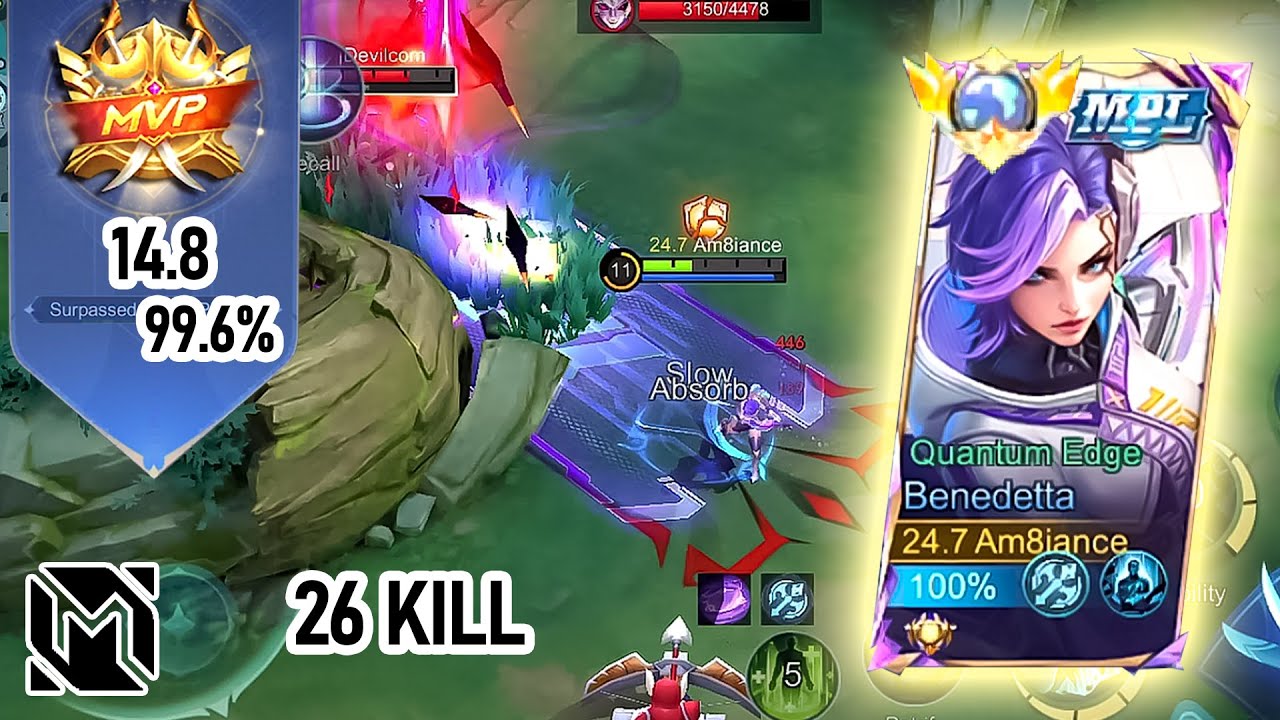 THIS IS WHAT HAPPENS WHEN YOU TAKE A BENEDETTA ON A LEGEND | Top Global Benedetta | Gameplay MLBB