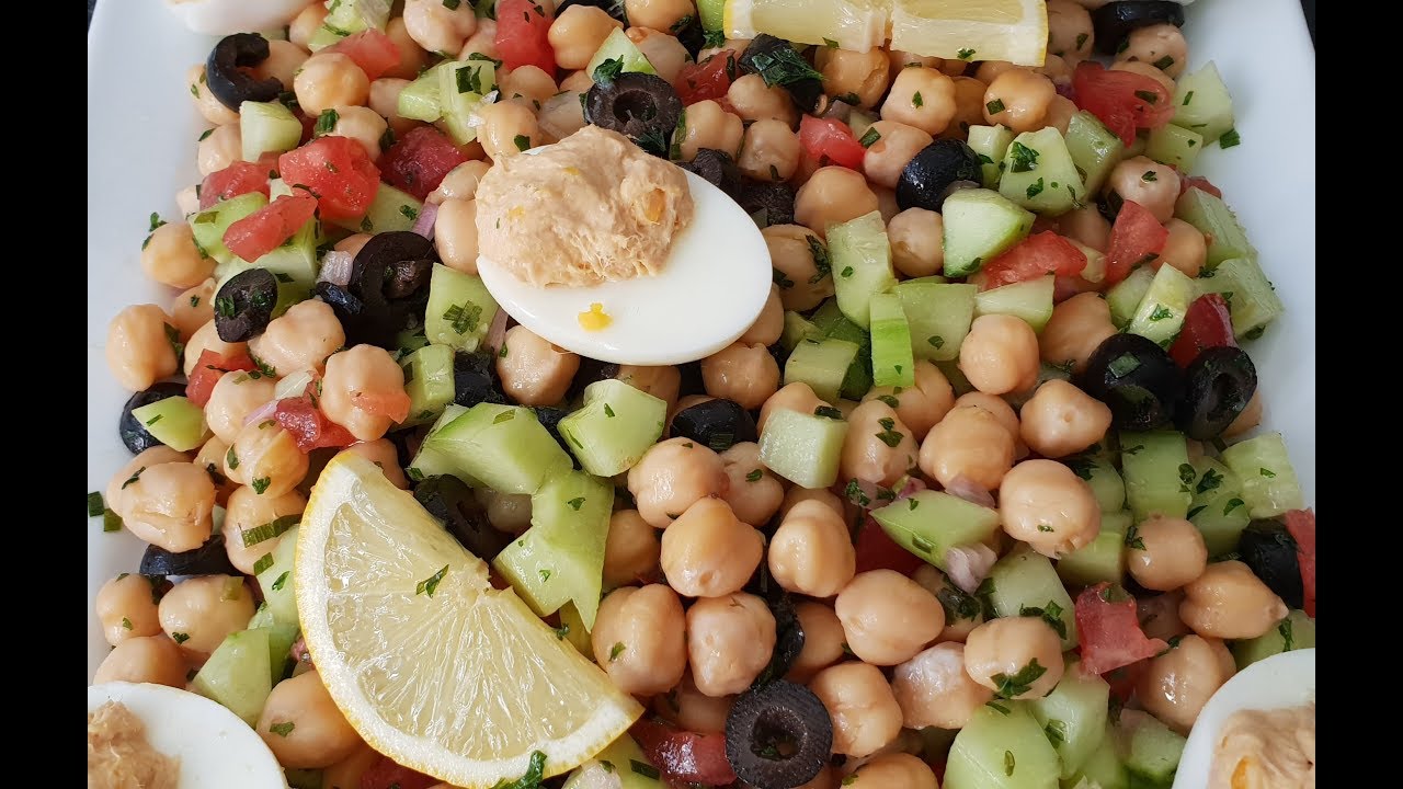 Salade de pois chiche / سلطة الحمص