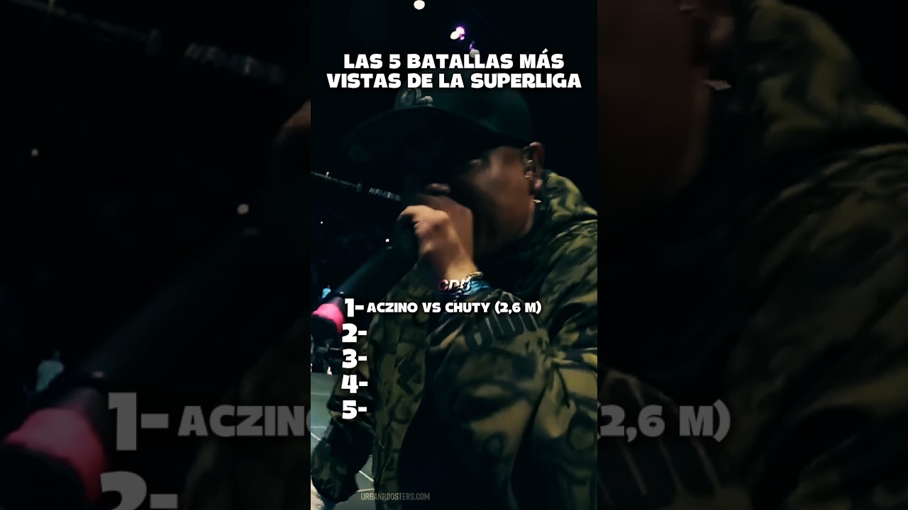 LAS 5 BATALLAS M&Aacute;S VISTAS DE LA SUPERLIGA#fms#mexico#freestyle #batallasderap #rap #espa&ntilde;a#argentina