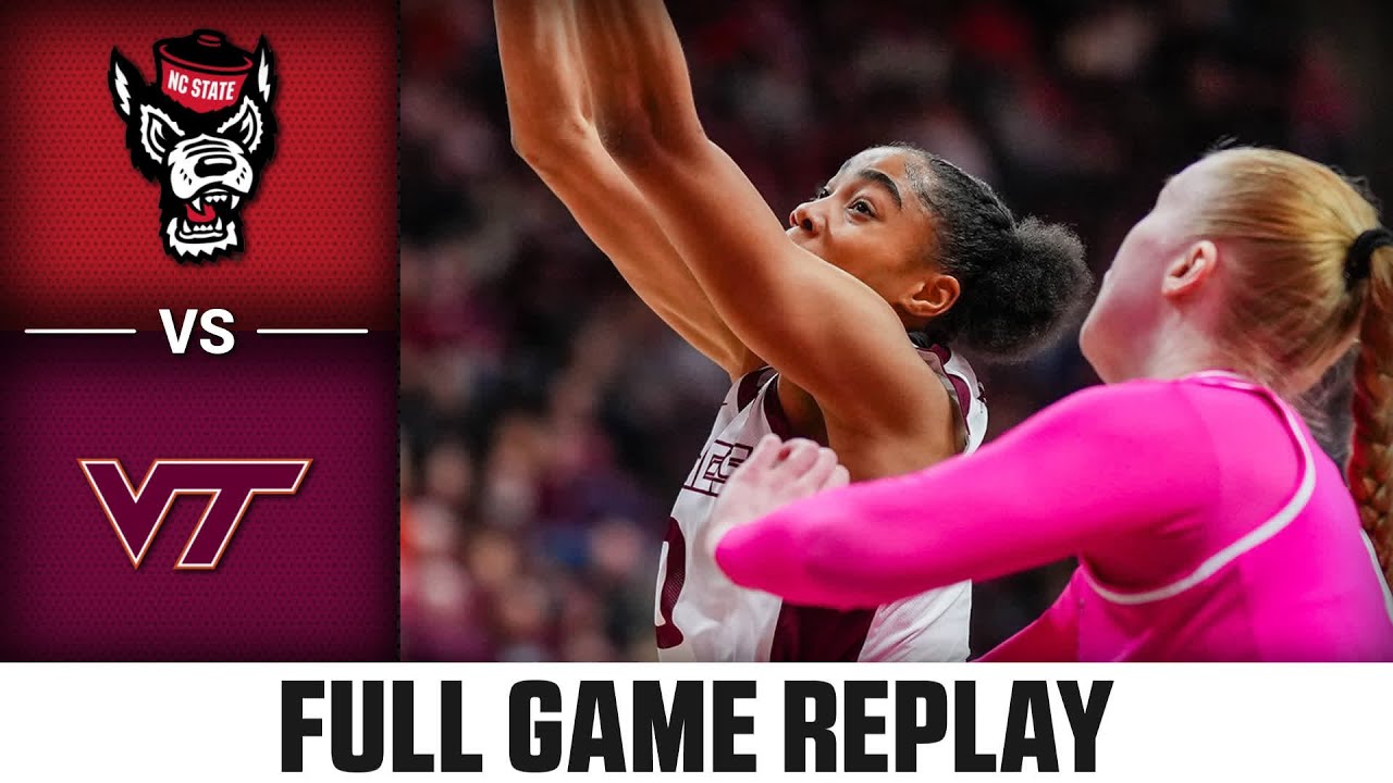 NC State vs. Virginia Tech Full Game Replay | 2025-26 ACC Women's Basketball
