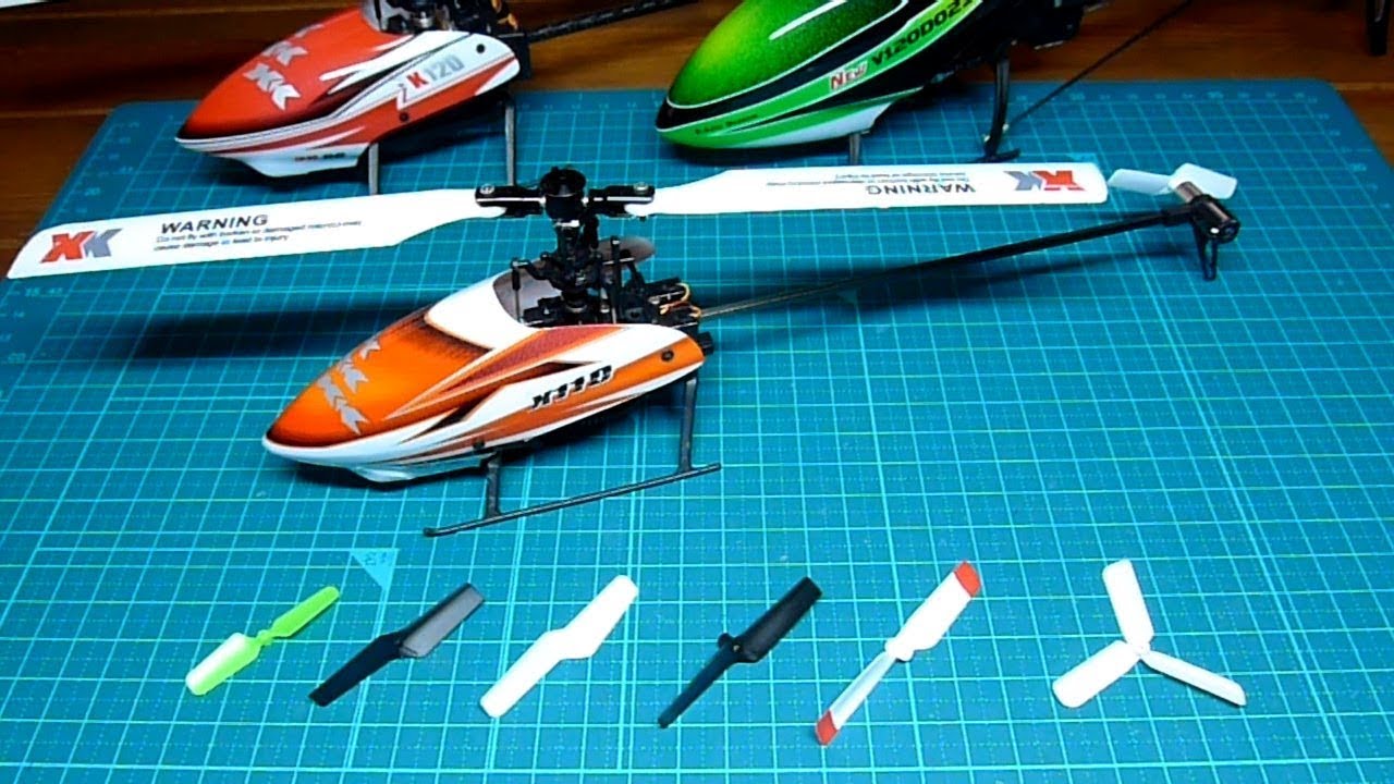 XK K110 テールローター比較 XK K120 テールモーターの耐久テストをしてみました!!