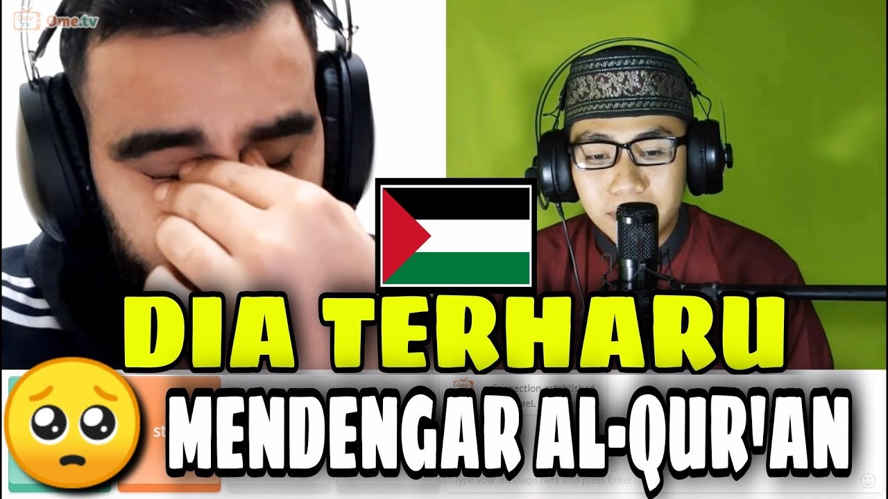 ALLAHU AKBAR😖|| 🇵🇸 MENDENGAR AL-QUR'AN KISAH NABI NUH MEMBUATNYA MENAHAN TANGIS 🥺 ||OME.TV PALESTINA