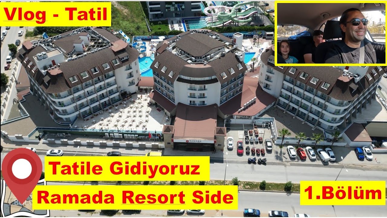 Side'ye TATİLE Gidiyoruz//Vlog 1.BÖLÜM // Ramada Resort Side #tatil #sun #sea #vlog #vlogs
