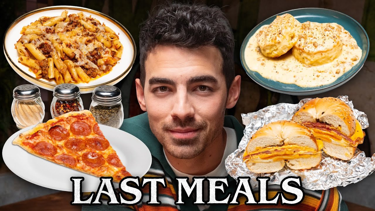 Joe Jonas Eats His Last Meal