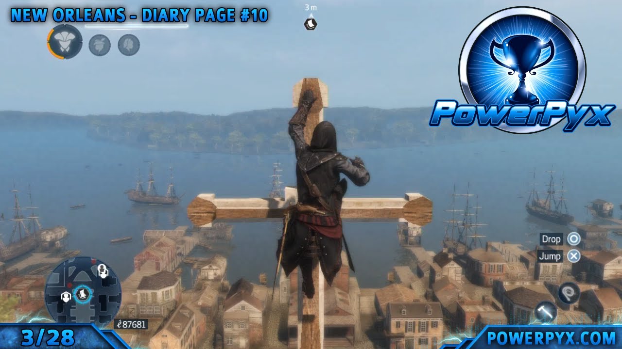 Assassin's Creed Liberation HD - All Diary Page Locations (Collector Trophy / Achievement Guide)