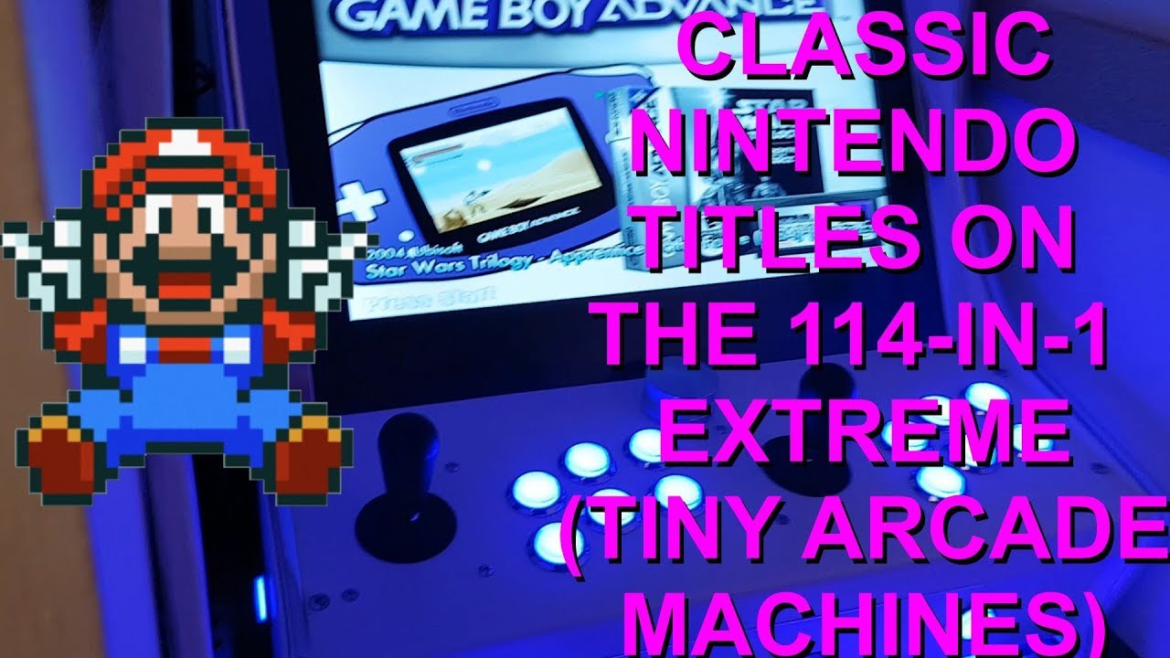 Nintendo-Oldies on the 114-in-1 (Tiny Arcade Machines) - English