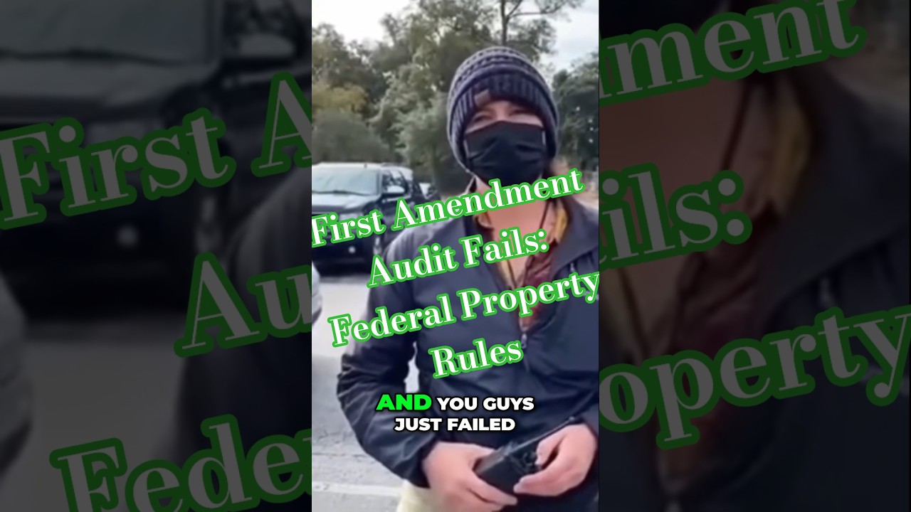 First Amendment Audit Fails: Federal Property Rules #shorts #FirstAmendmentAudit  #KnowYourRights
