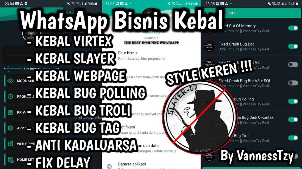 WHATSAPP BISNIS KEBAL || FIX BUG POLLING || STYLE KEREN!! || ANTI KADALUARSA || UNCLONE VERSION
