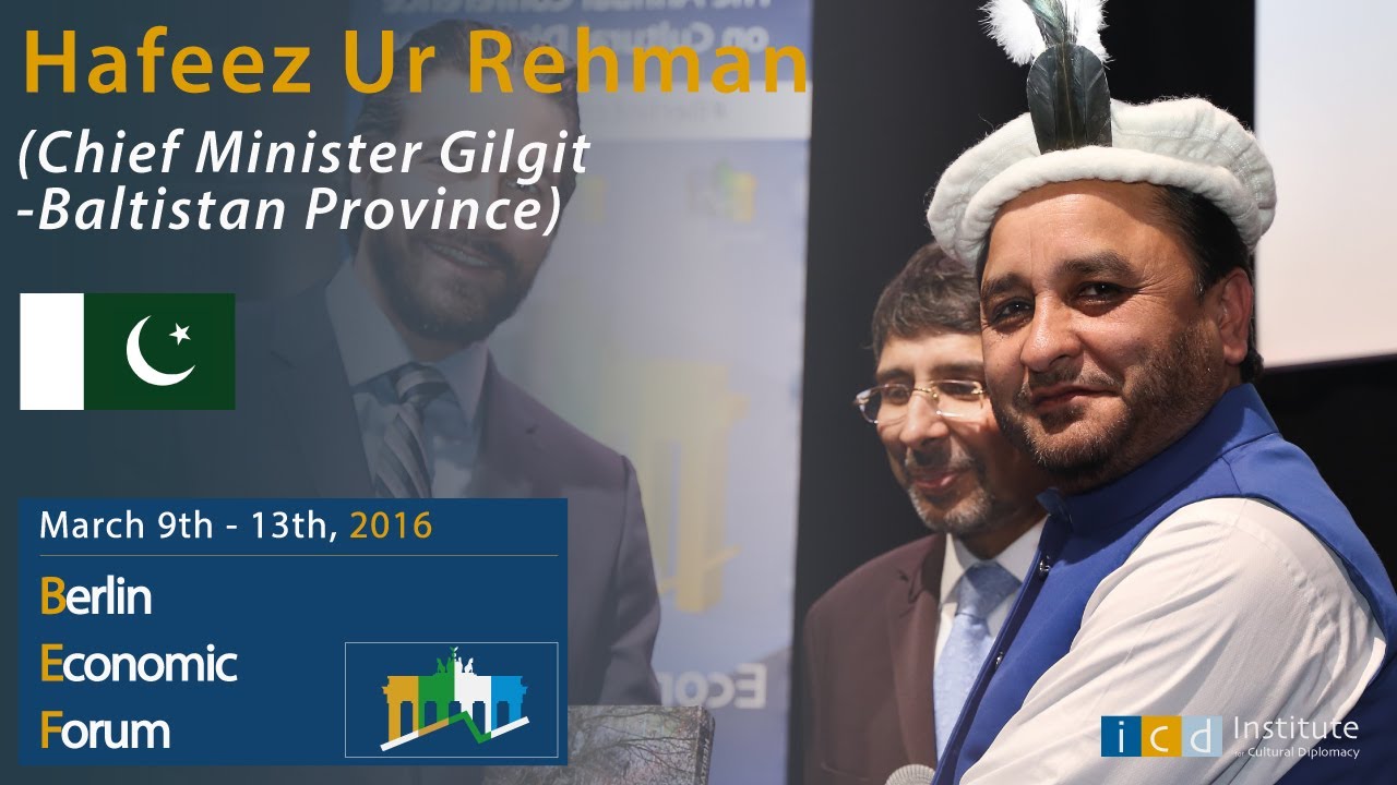 Hafeez-Ur-Rehman (Chief Minister Gilgit-Baltistan Province)