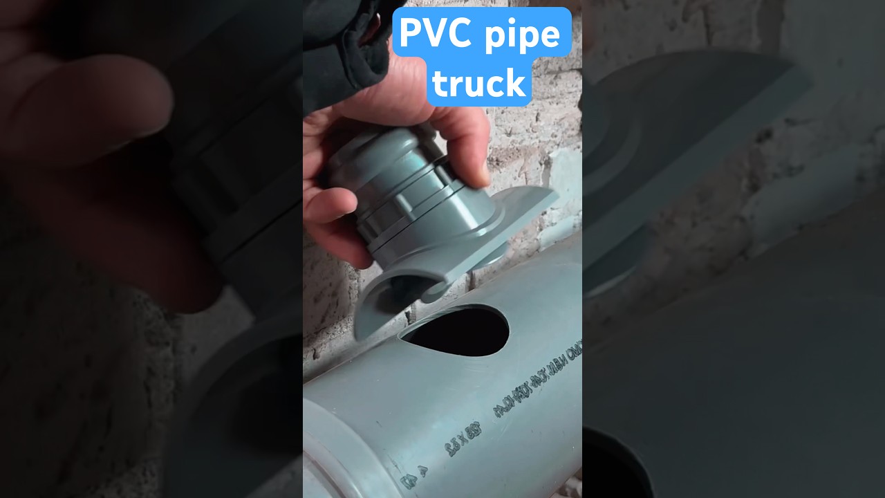 Learn how to add a T-joint to an existing PVC drain pipe.