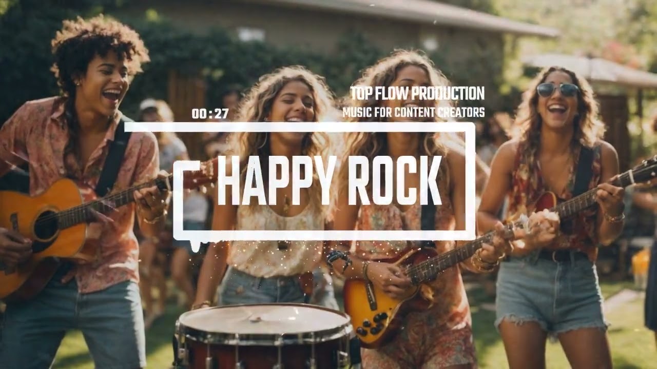 (Music for Content Creators) - Happy Rock, Vlog, Background Music by Top Flow Production