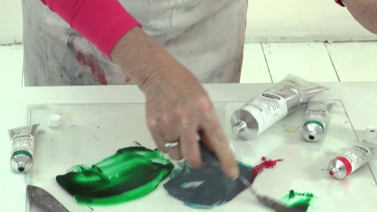 Schmincke MUSSINI&reg; Oil Colours in Green (EN)