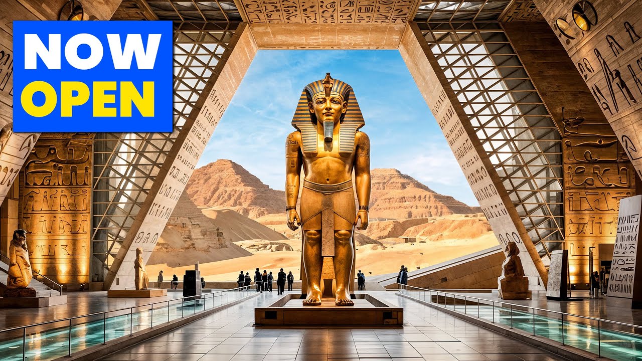 Inside Grand Egyptian Museum OPENING- Must Watch Before Visiting
