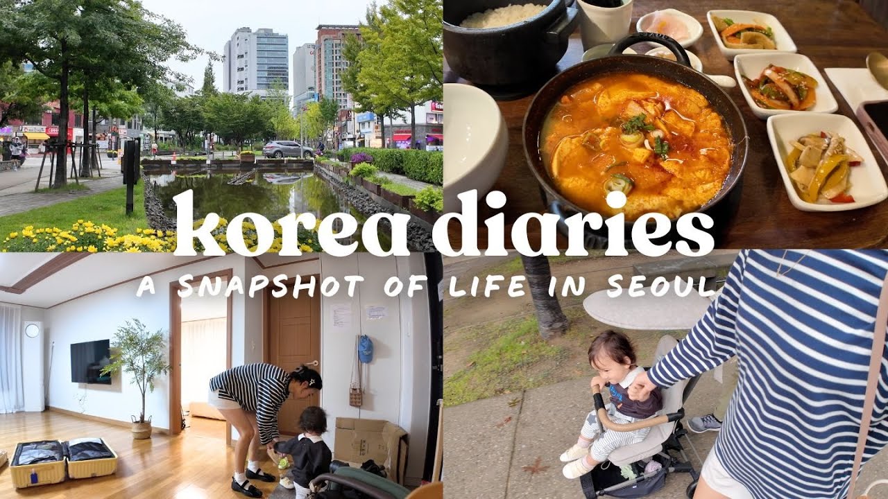 Кусочек жизни в Корее | очень разговорчивый видеоблог о двух месяцах, проведенных в Сеуле с малышом