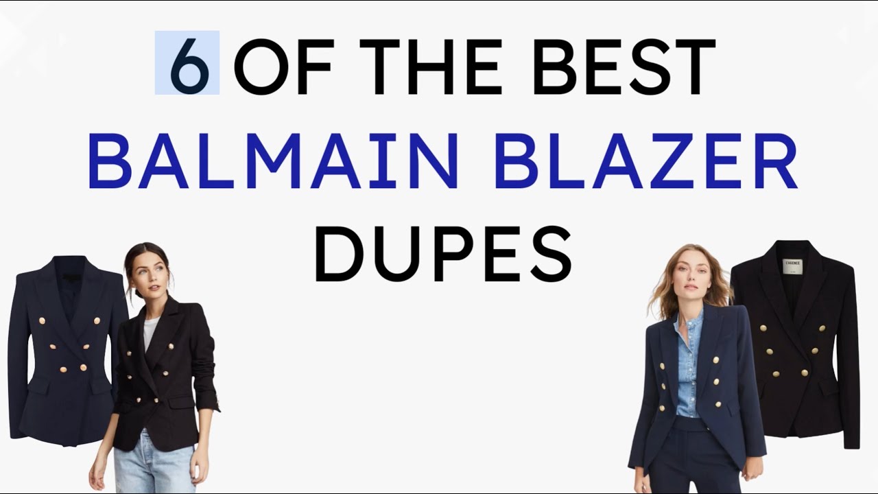 6 Balmain Blazer Dupes to Check Out