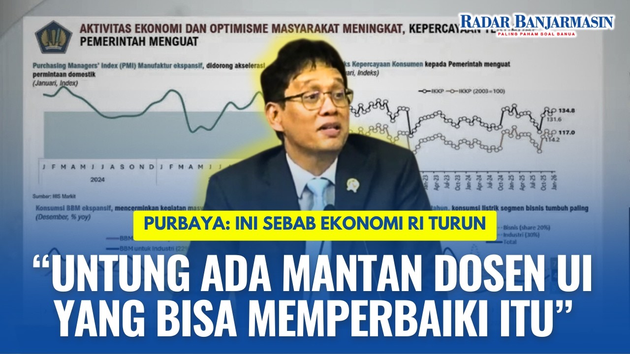 Ekonomi RI Sempat Turun, Purbaya Beberkan Faktanya