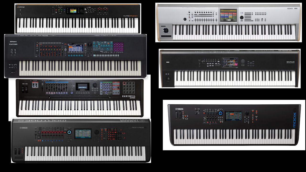 NUMA X Piano ROLAND FANTOM KURZWEIL K2700 YAMAHA MODX CP88 MONTAGE KORG OAYSY KRONOS NAUTILUS