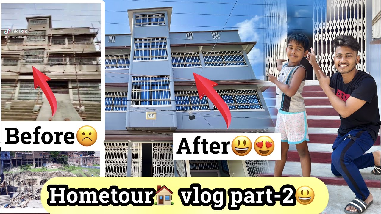 hometour🏠 vlog part-2😍, r amader barite pandel kano hoche??🤔🤔