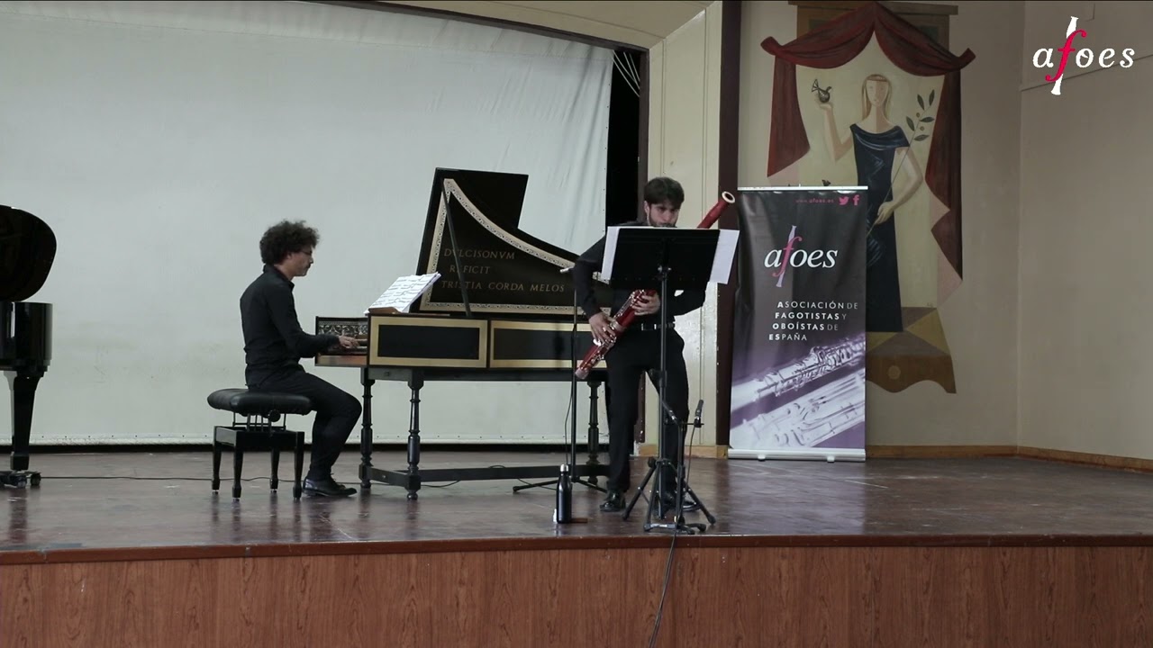 Javier García Bas - J. F. Fasch, Sonata en Do mayor para fagot y bajo continuo FaWV N:C1