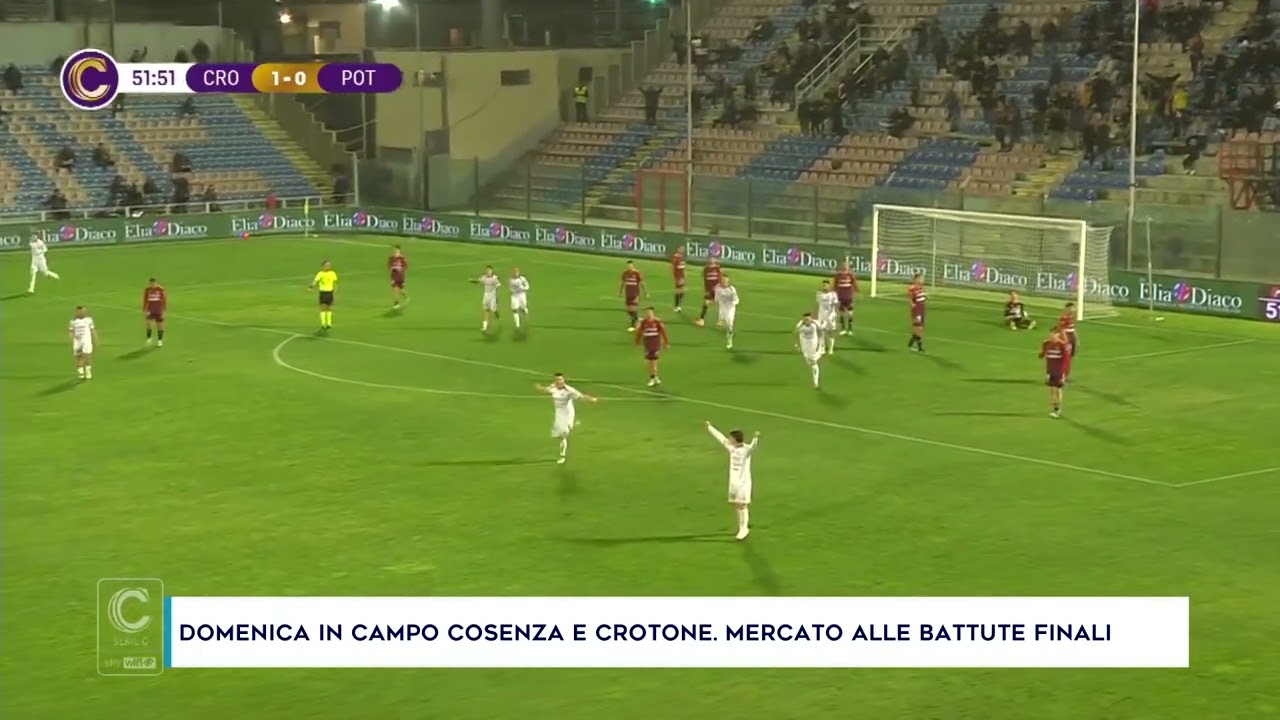 DOMENICA IN CAMPO COSENZA E CROTONE. MERCATO ALLE BATTUTE FINALI