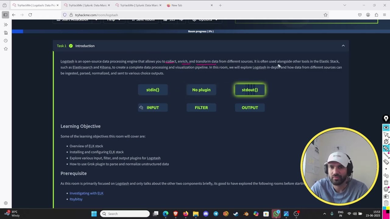 Logstash: Data Processing Unit: SOC Level 2 : TryHackme