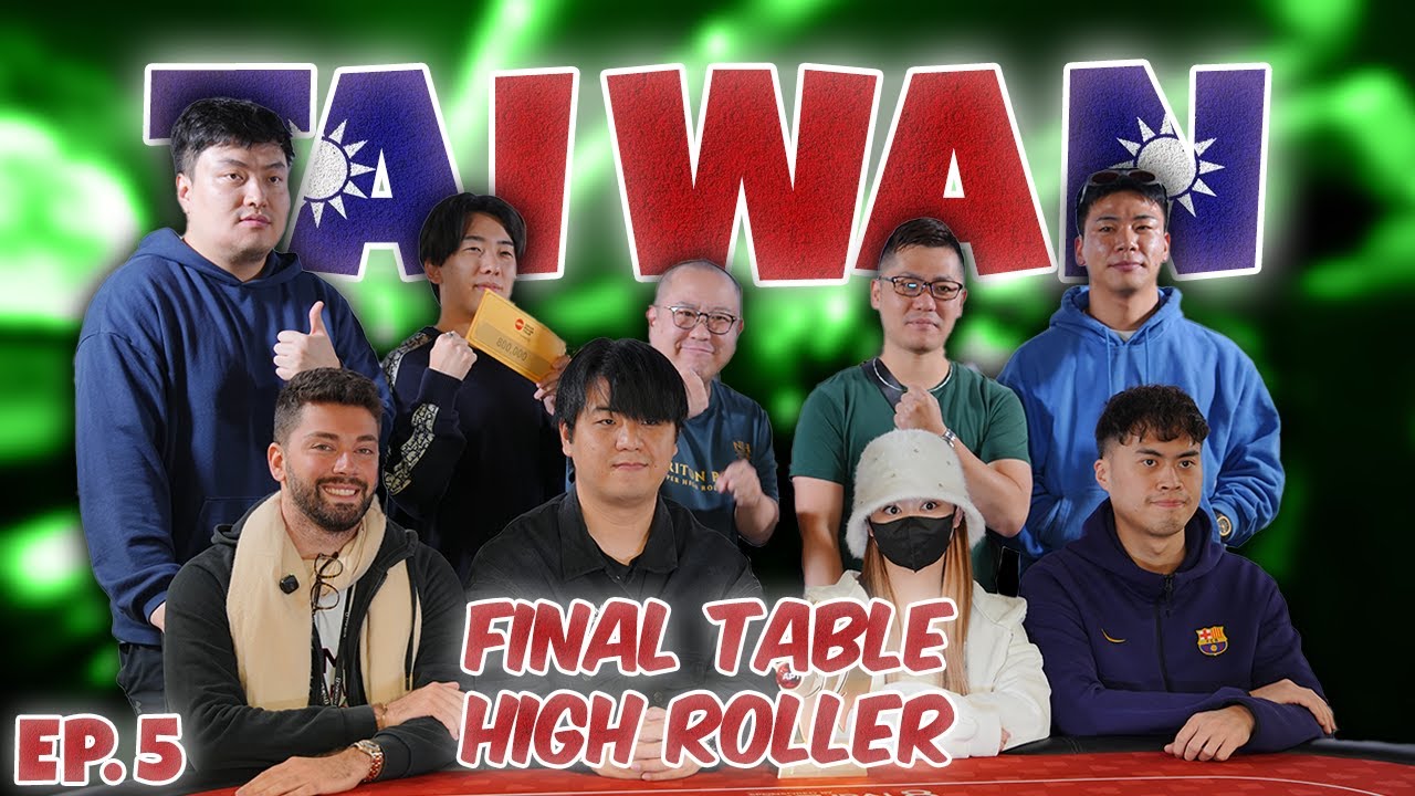FINAL TABLE - High roller mystery bounty $2,600 | Taiwan VLOG 05