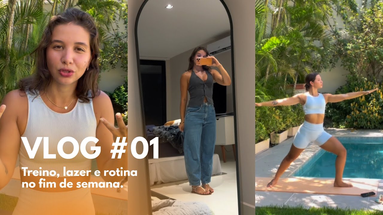 Rotina do fim de semana 🧘‍♀️✨ | VLOG #01