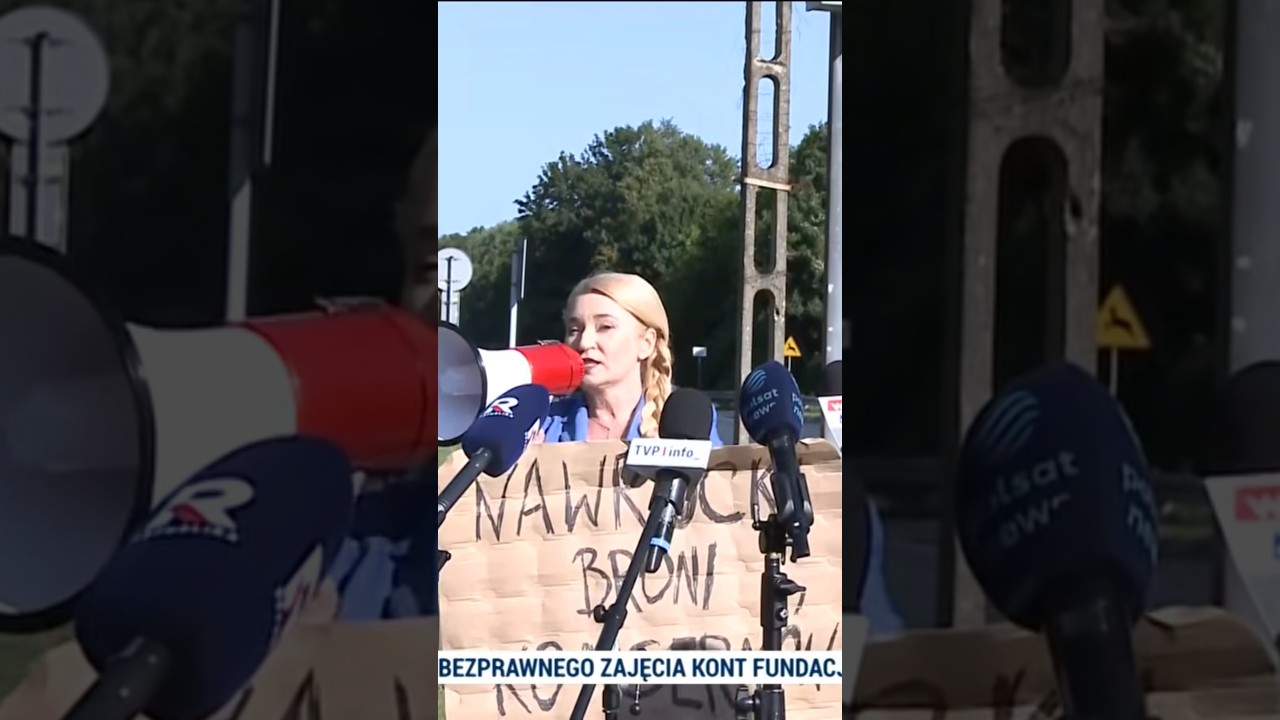 Ceny paliw i starcie polityczne: Protesty, awantura z megafonem, Marta Wcisło atakuje Czarnka