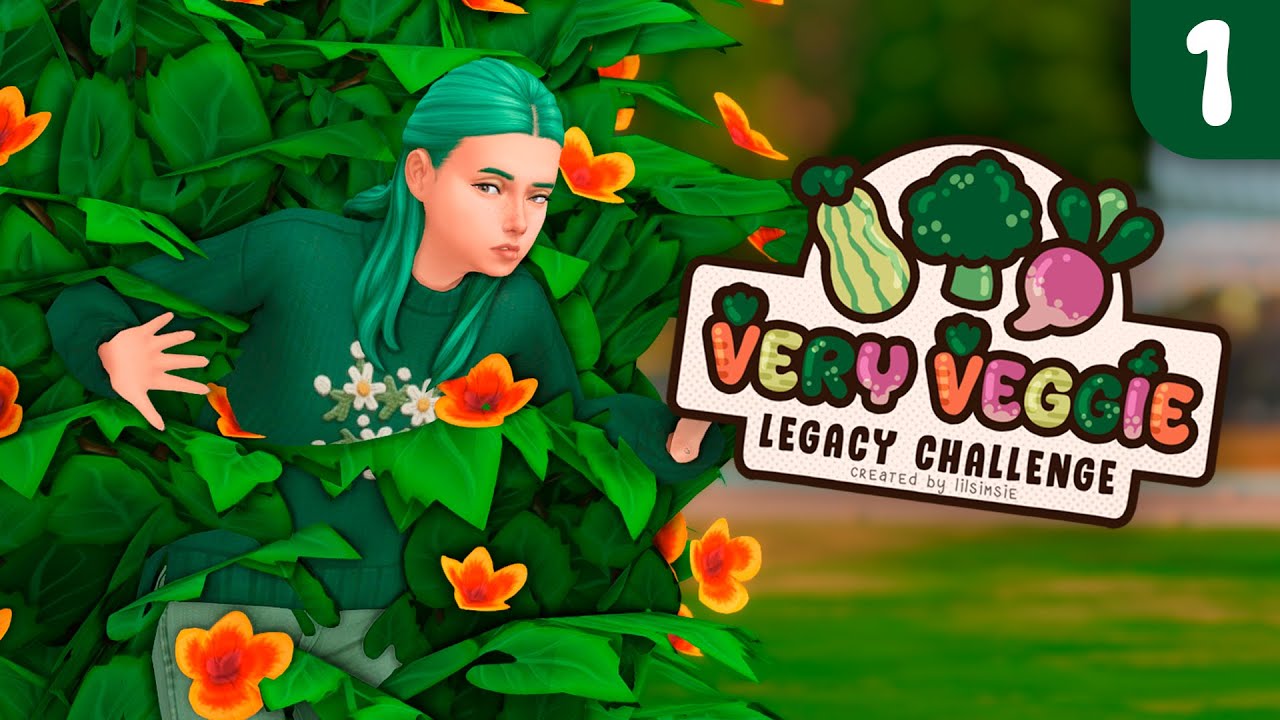 ПОКОЛЕНИЕ БРОККОЛИ🥦КОПИМ НА КРОВАТЬ И ДУШ | Very Veggie Legacy Challenge #1 | The Sims 4