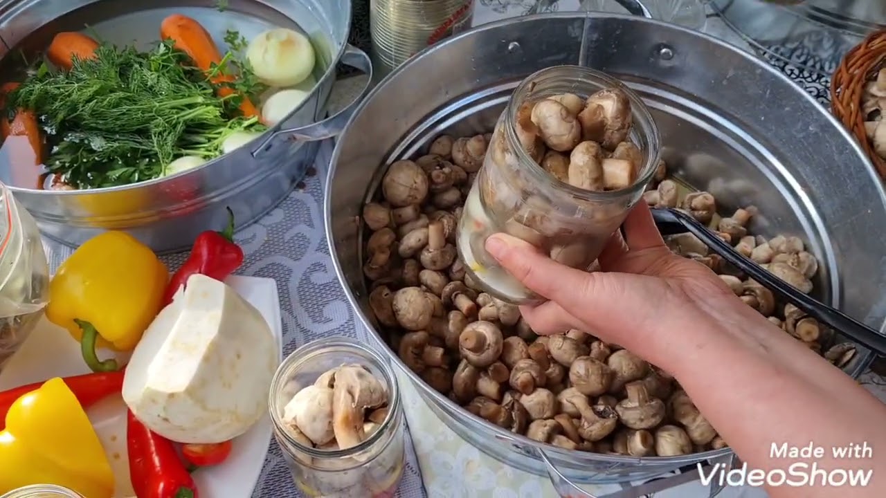Ciuperci marinate .Nemaipomenite de gustoase. Reteta pas cu pas.