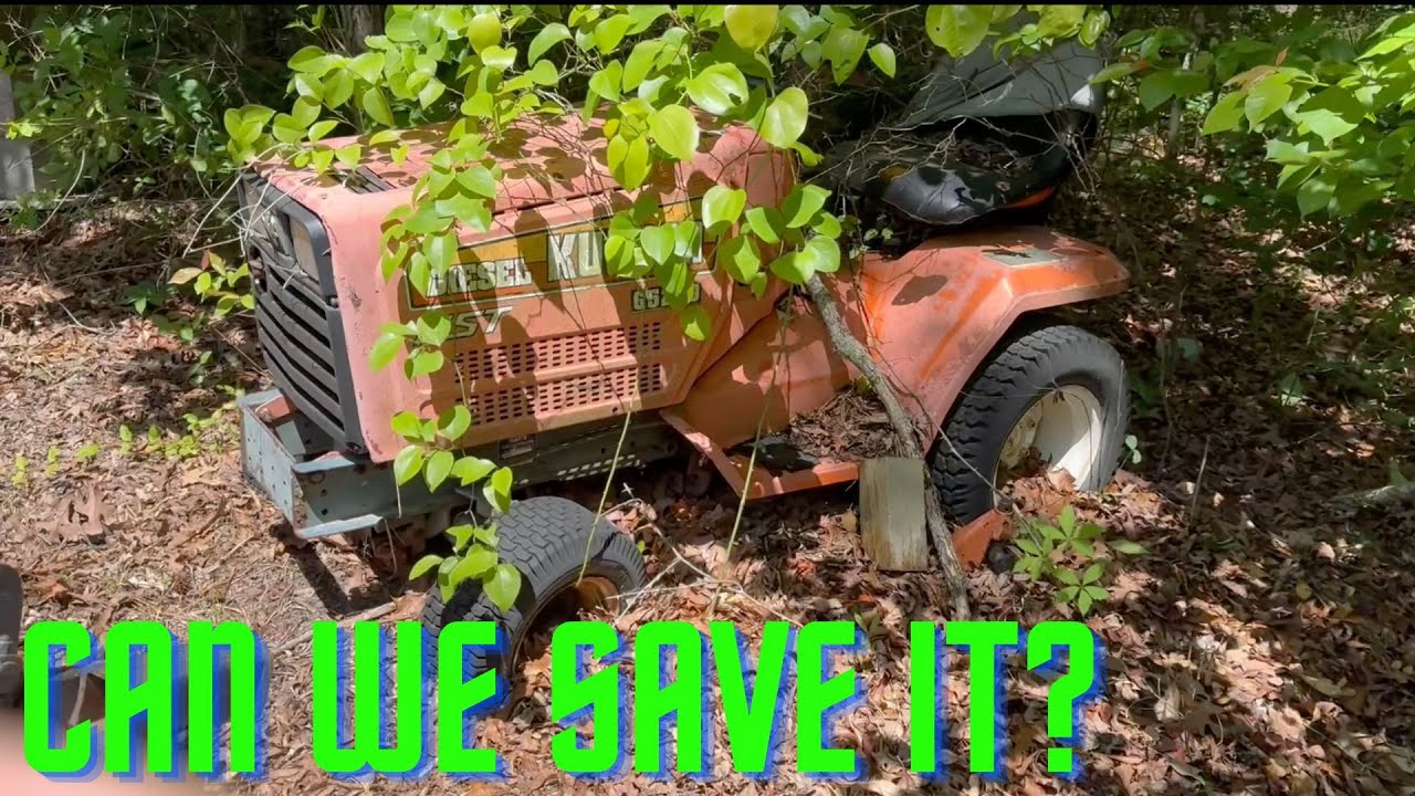 Kubota G5200 saved from the grave -Sitting for years!