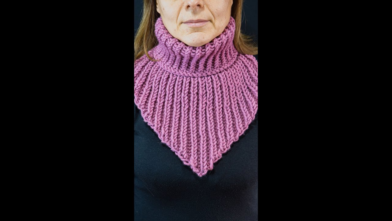 Самый простой вязаный снуд/шарф быстро и легко! Miarti🧶