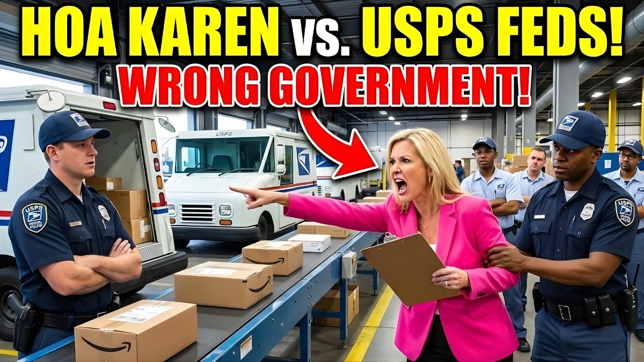 HOA Karen Tried Enforcing HOA Rules at a USPS Distribution Center