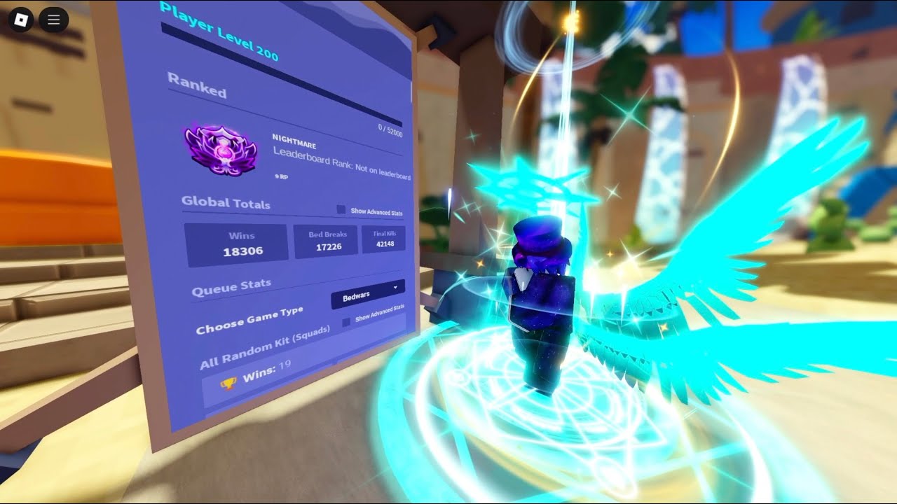 I DID IT... I SOLO QUEUED TO NIGHTMARE!! (Roblox Bedwars)