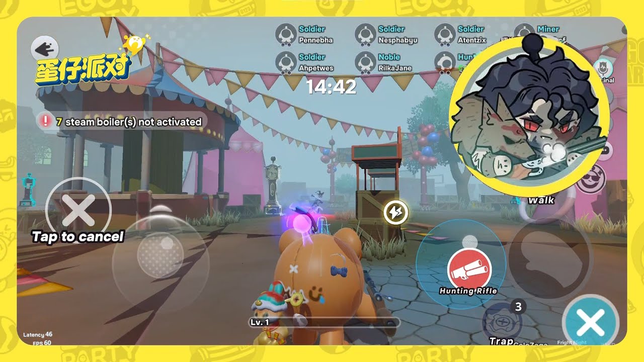 Eggy Party: Fright Night Escape - Hunter Gameplay Walkthrough